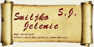 Smiljko Jelenić vizit kartica